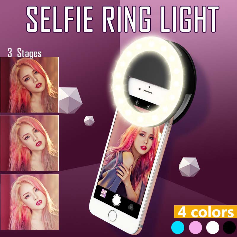 Photography Lighting Lamp - Светодиодный кольцевой светильник для селфи, 3