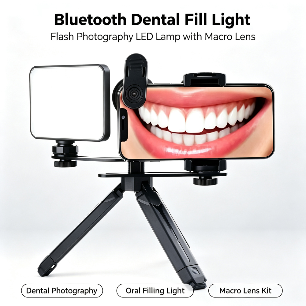 Photography Lighting Lamp - Bluetooth-лампа для стоматологических принадлежностей, с макро-объективом