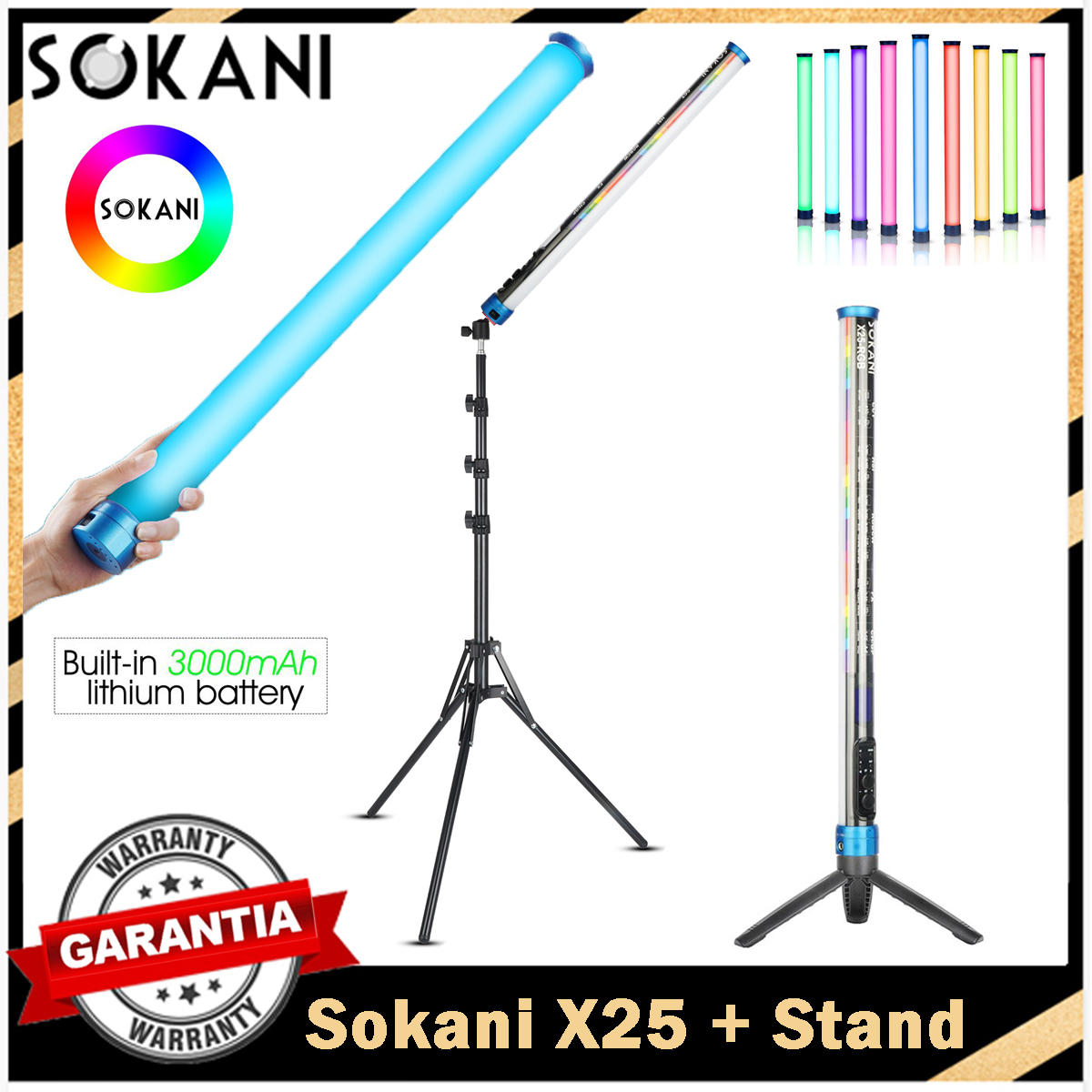 Torjim Rgb Photography Video Lighting - Sokani X25 RGB светодиодный светильник для