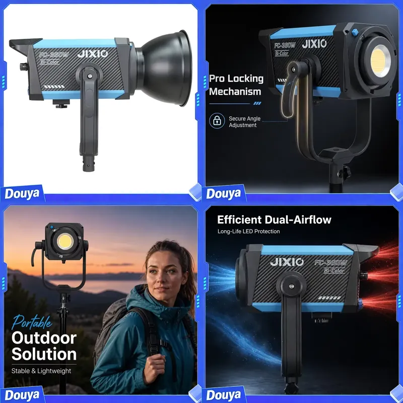 Photography Lighting App - Управление через приложение, светодиодный студийный светильник