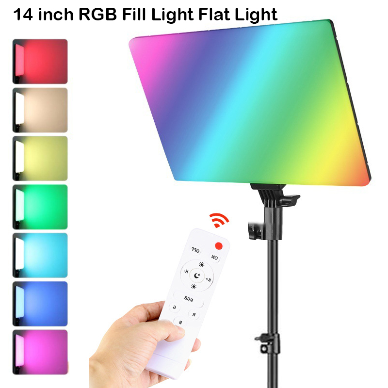 RGB 14 дюймов светодиодный све – обзор и цена Photography Lighting Board