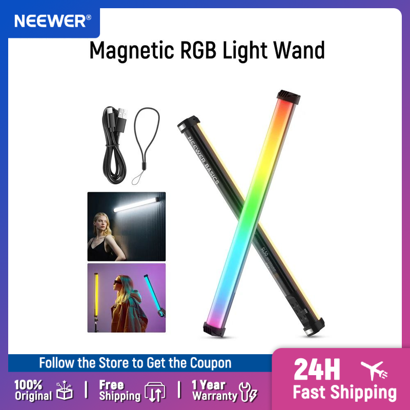 NEEWER Basics 21-дюймовая магн – обзор и цена Torjim Rgb Photography Video Lighting