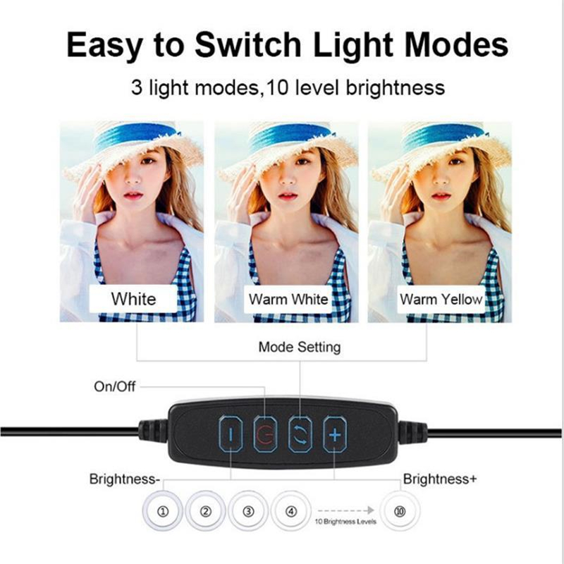 Светодиодный кольцевой светиль – обзор и цена Photography Lighting Lamp