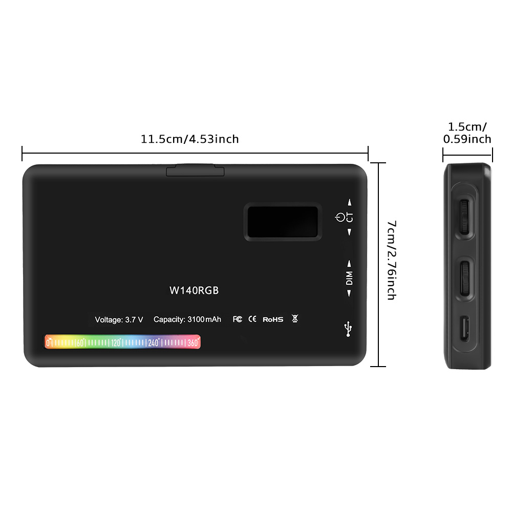 SH W140 Светодиодный RGB-видео – обзор и цена Photography Lighting Board